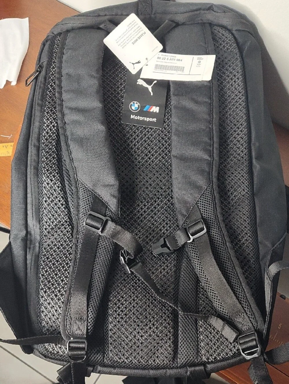 BMW Puma 50yrs Discontinued Motorsport Graphic Padded Backpack Unisex NWT